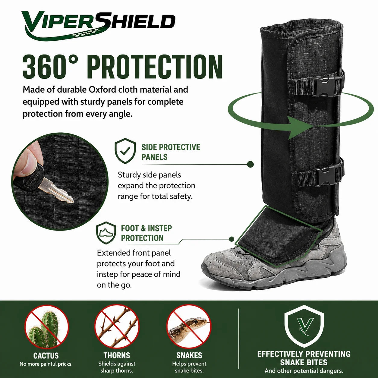 ViperShield™ – Snake Bite Protection Gaiters